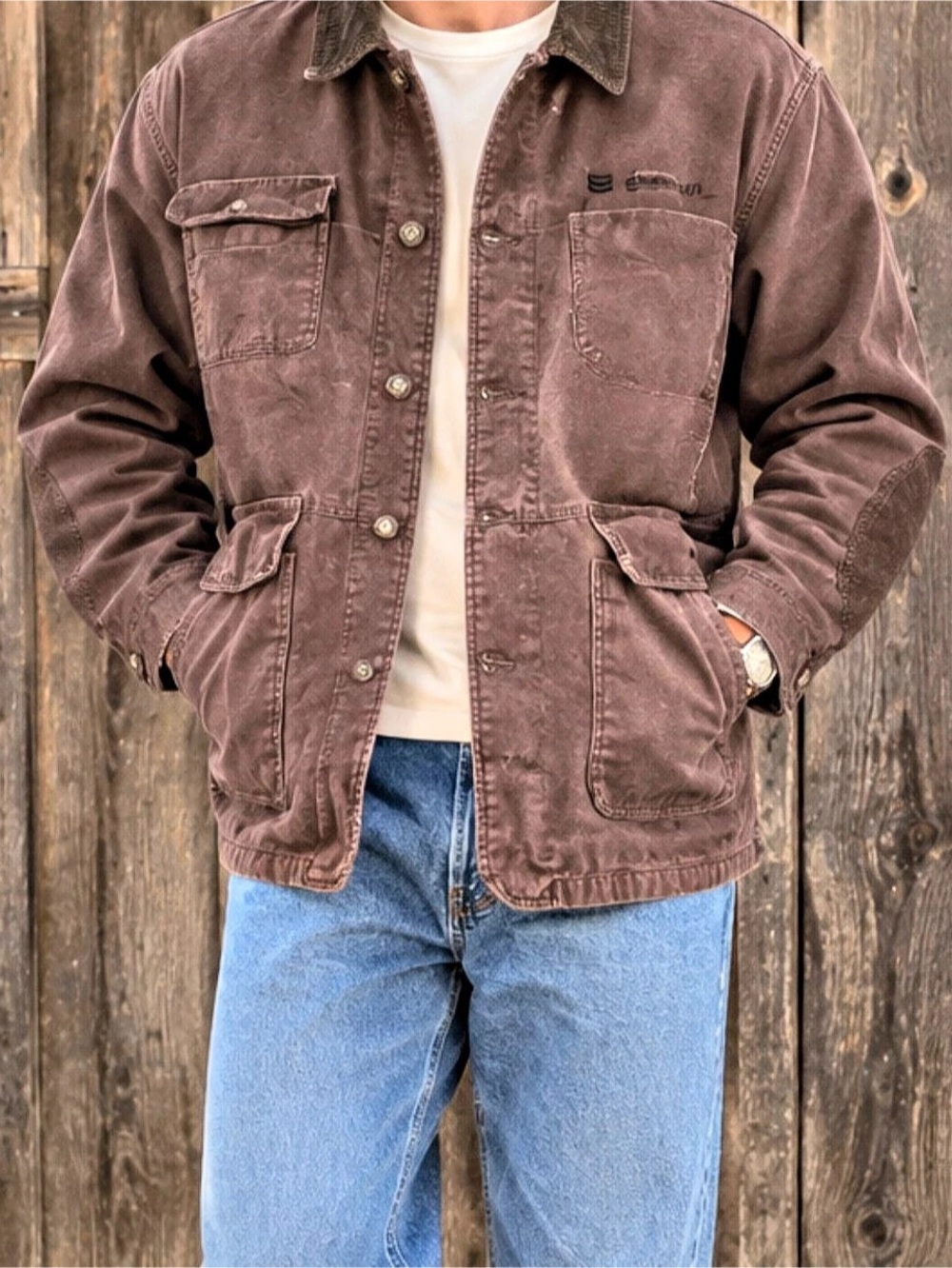 Vintage Sportsman Trade Chevron Men’s Field Jacket XXL